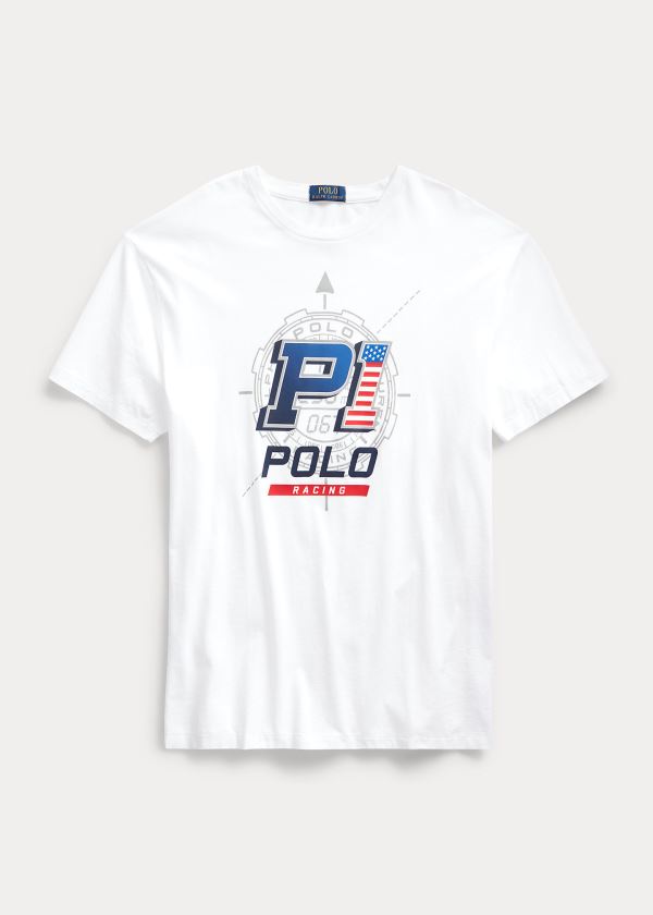 T Shirt Polo Ralph Lauren Classic Fit Racing Homem 74615-LOKT